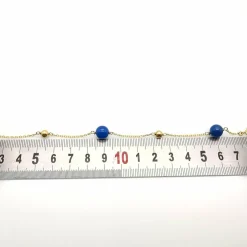 Bracelet or jaune perles