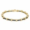 Bracelet Or jaune Saphir