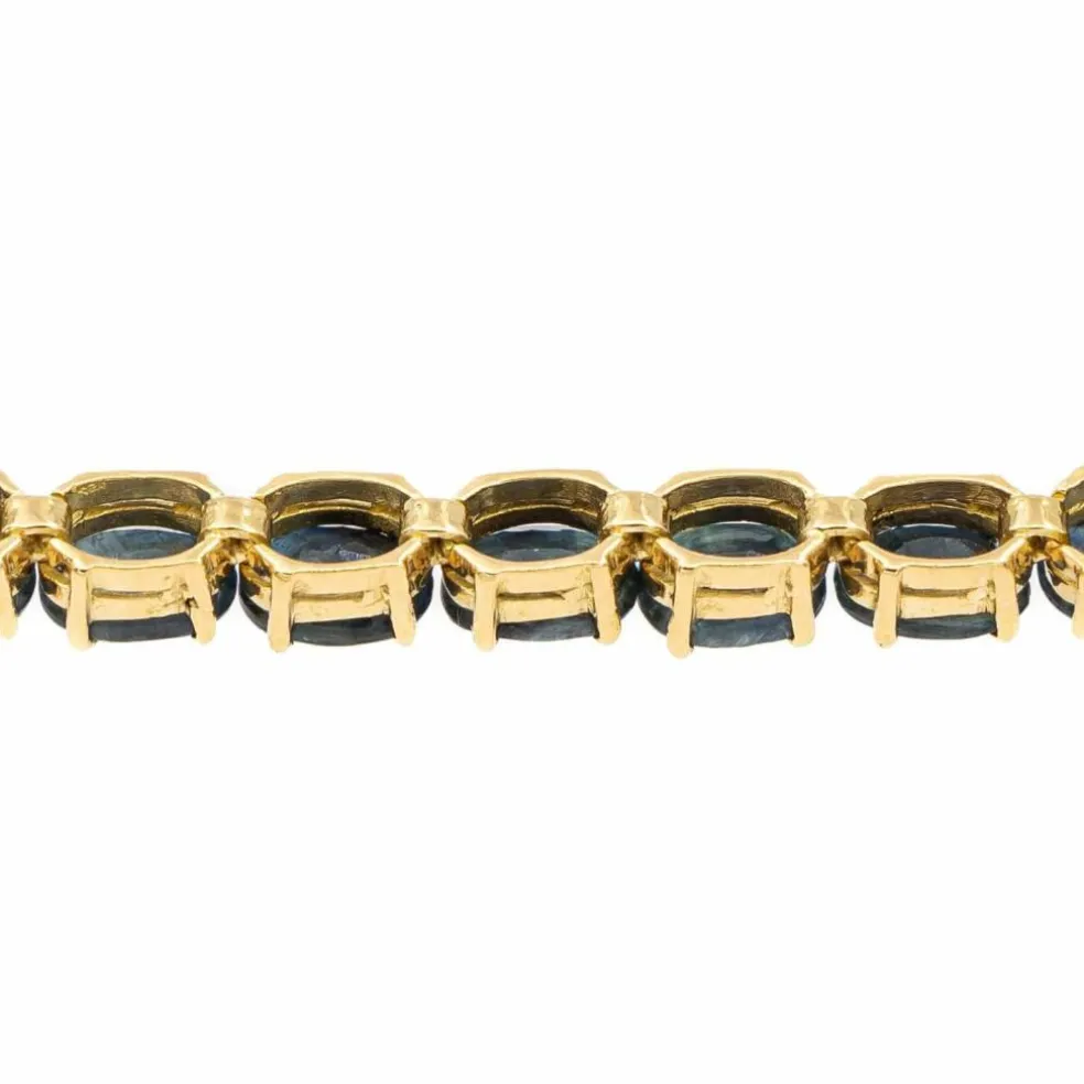 Bracelet Or jaune Saphir