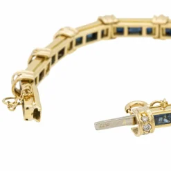 Bracelet Or jaune Saphir