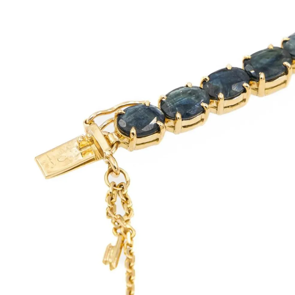 Bracelet Or jaune Saphir