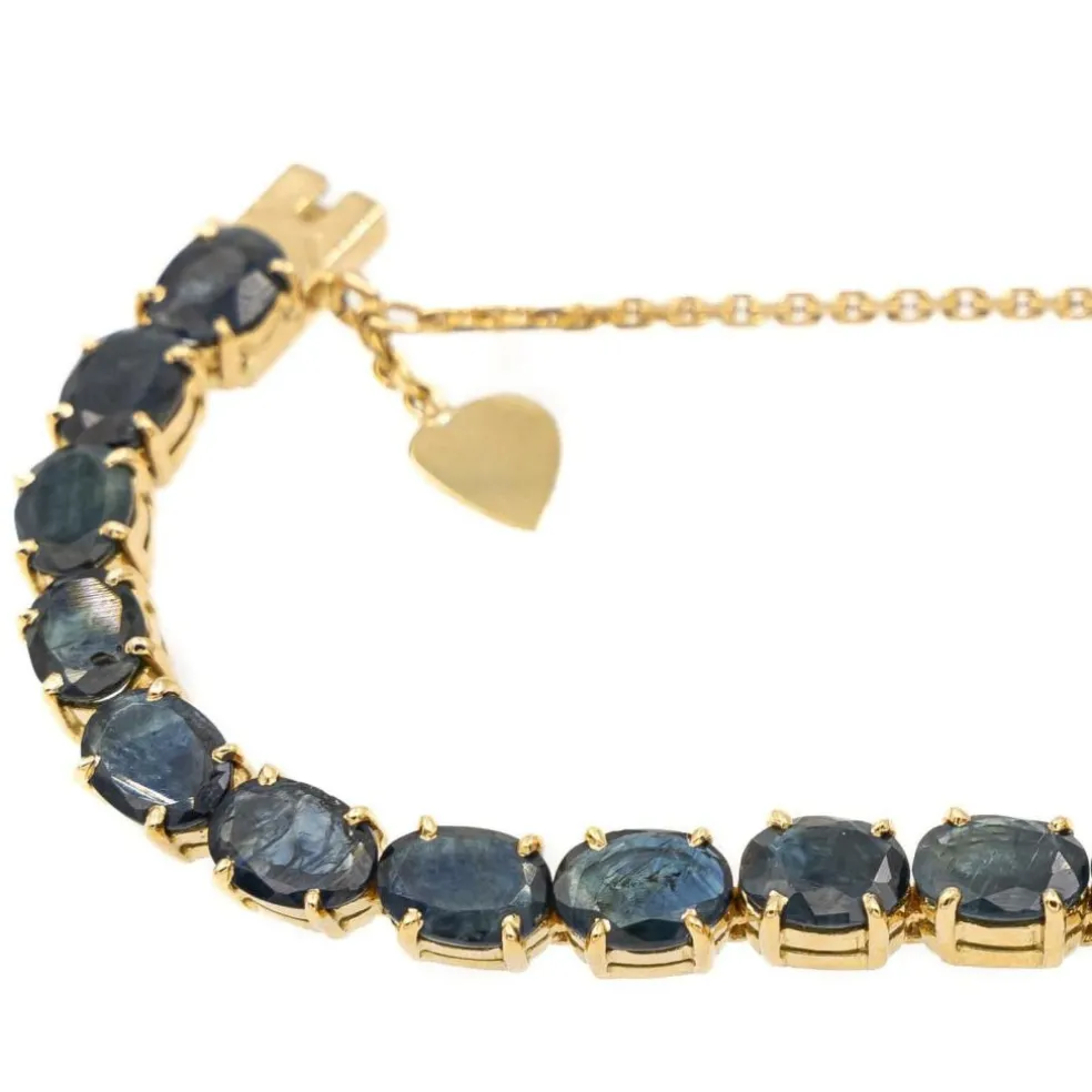 Bracelet Or jaune Saphir