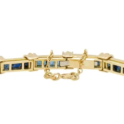 Bracelet Or jaune Saphir