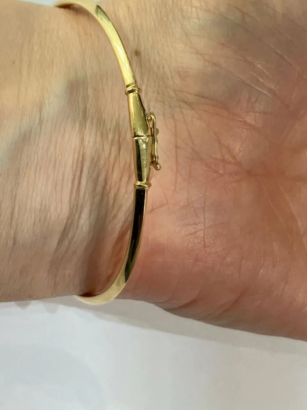 Bracelet or jaune saphir diamants