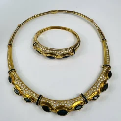 Bracelet Or Jaune Saphirs Diamants