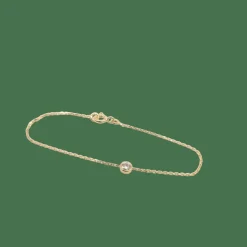 Bracelet or jaune serti d'un diamant