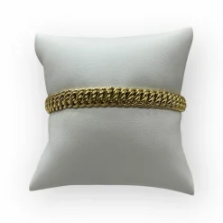 Bracelet or maille américaine