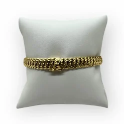 Bracelet or maille américaine