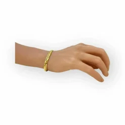 Bracelet or maille anglaise