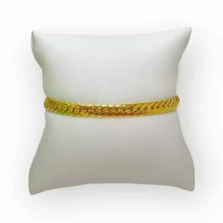 Bracelet or maille anglaise