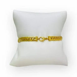 Bracelet or maille anglaise