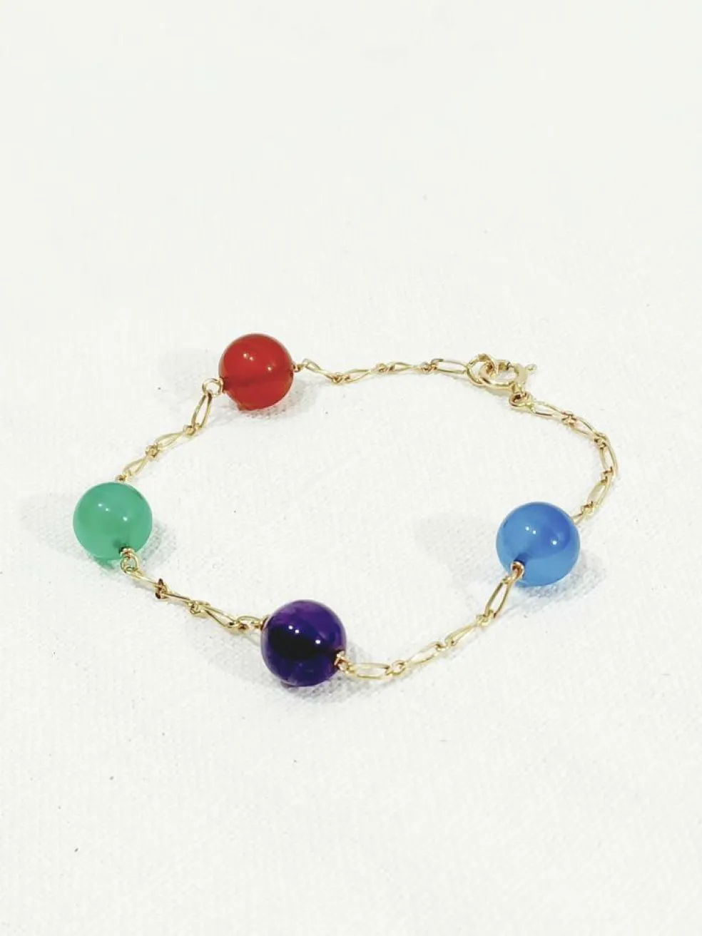 Bracelet Or Perles Fantaisie