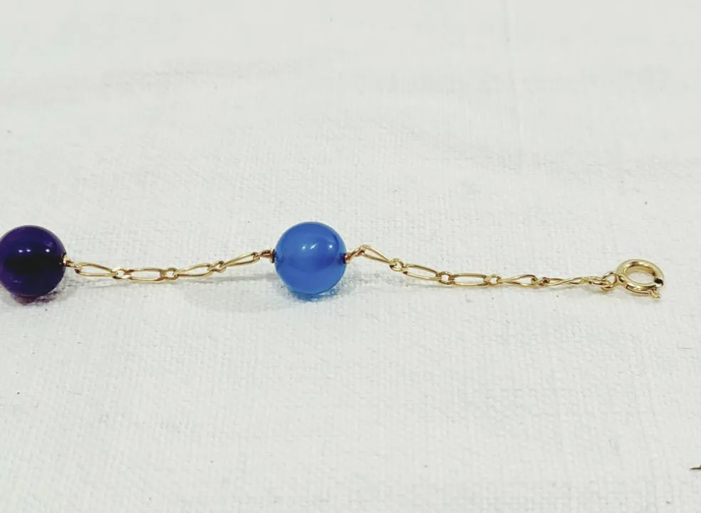 Bracelet Or Perles Fantaisie
