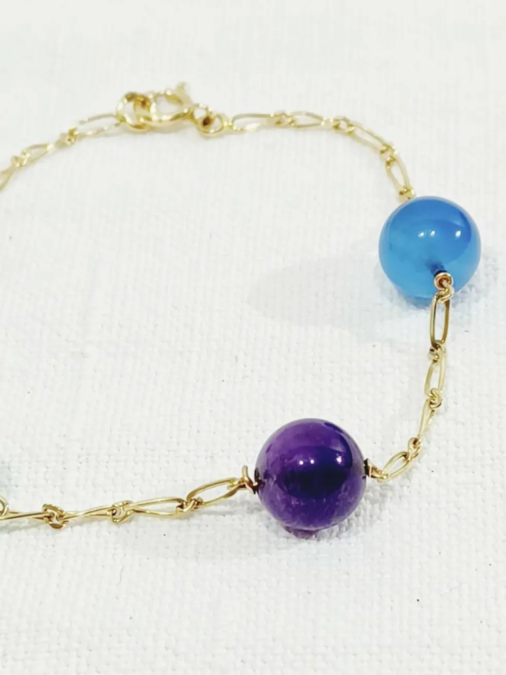Bracelet Or Perles Fantaisie