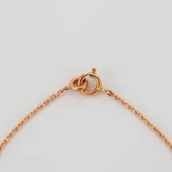 Bracelet or rose barrette diamants