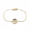 Bracelet or rose diamants signé Ely Bela