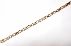 Bracelet or rose diamants et rubis