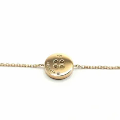 Bracelet or rose diamants signé Ely Bela
