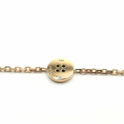 Bracelet or rose diamants signé Ely Bela