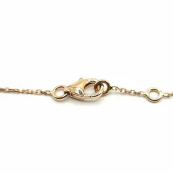 Bracelet or rose diamants signé Ely Bela