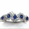 Bracelet or saphirs diamants