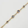 Bracelet or saphirs et diamants