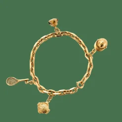 Bracelet ou breloques jaunes