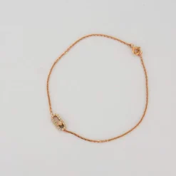 Bracelet ou diamants roses