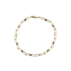 Bracelet ou saphir blanc