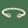 Bracelet ouvert Rubis Emeraudes