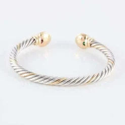 Bracelet ouvert Rubis Emeraudes
