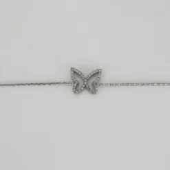 Bracelet papillon diamants