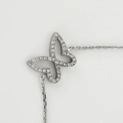 Bracelet papillon diamants