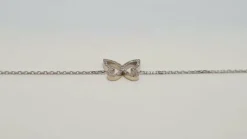 Bracelet papillon en Or blanc & diamants