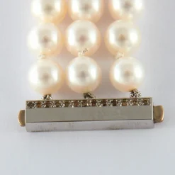 Bracelet Papillon Perles Akoya Diamants
