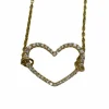 Bracelet pendentif coeur or jaune