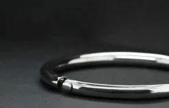Bracelet perlé en or blanc