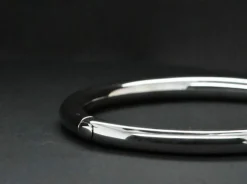 Bracelet perlé en or blanc