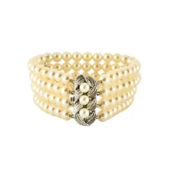 Bracelet perles 4 rangs