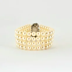 Bracelet perles 4 rangs