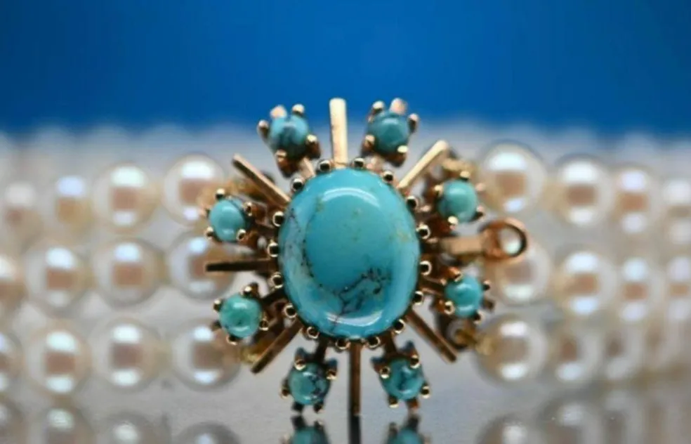 Bracelet Perles Akoya Turquoise