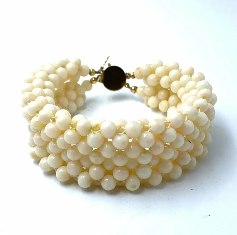 Bracelet perles de corail