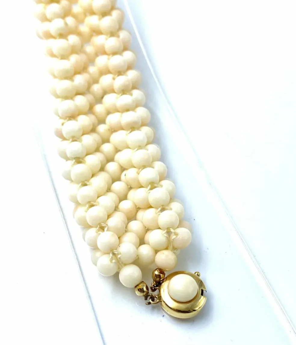 Bracelet perles de corail