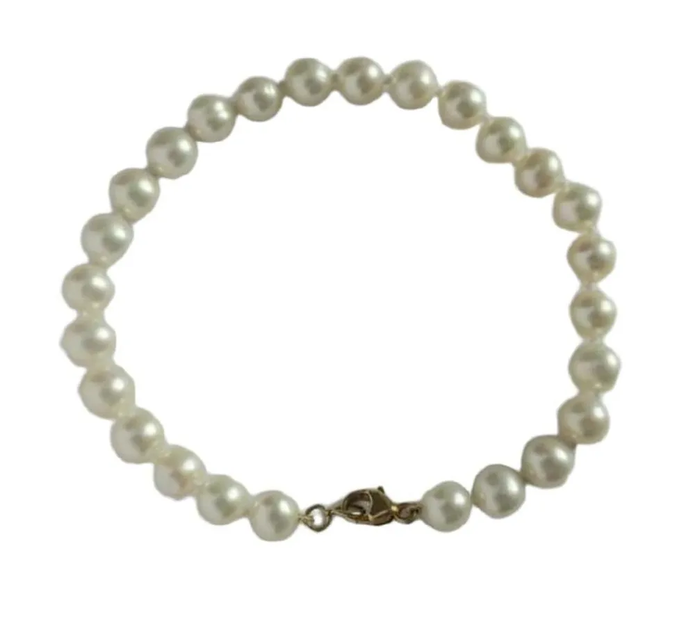 Bracelet perles de culture