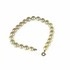 Bracelet perles de cultures blanches fermoir or