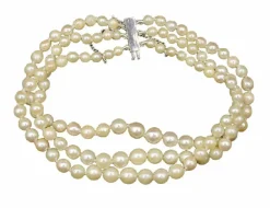 Bracelet Perles de Culture 3 rangs