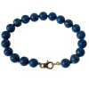 Bracelet perles de lapis lazuli