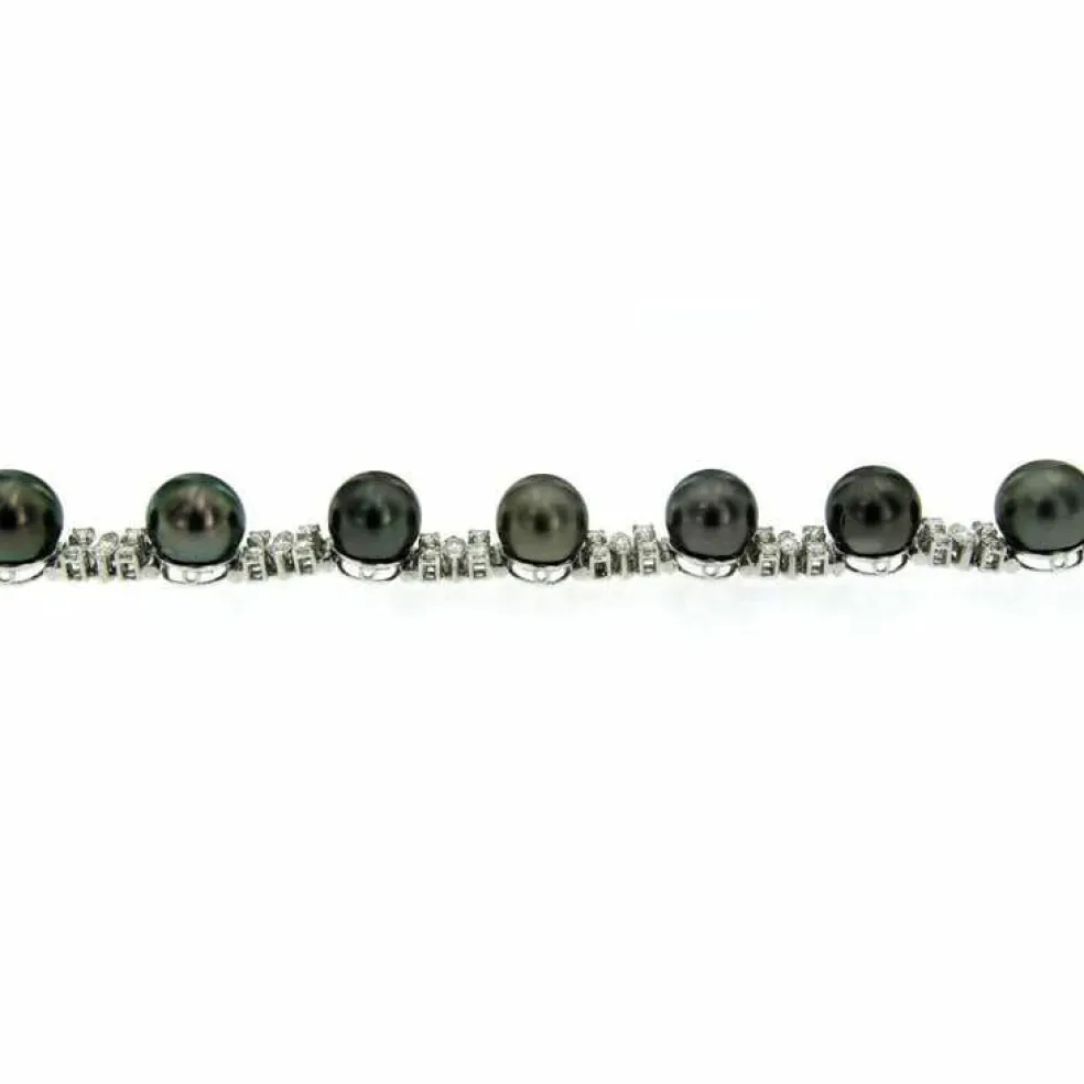 Bracelet Perles de Tahiti Diamants