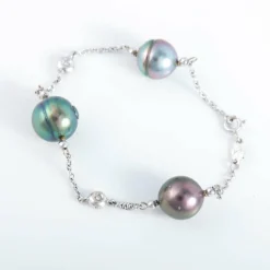 BRACELET PERLES DE TAHITI ET DIAMANTS