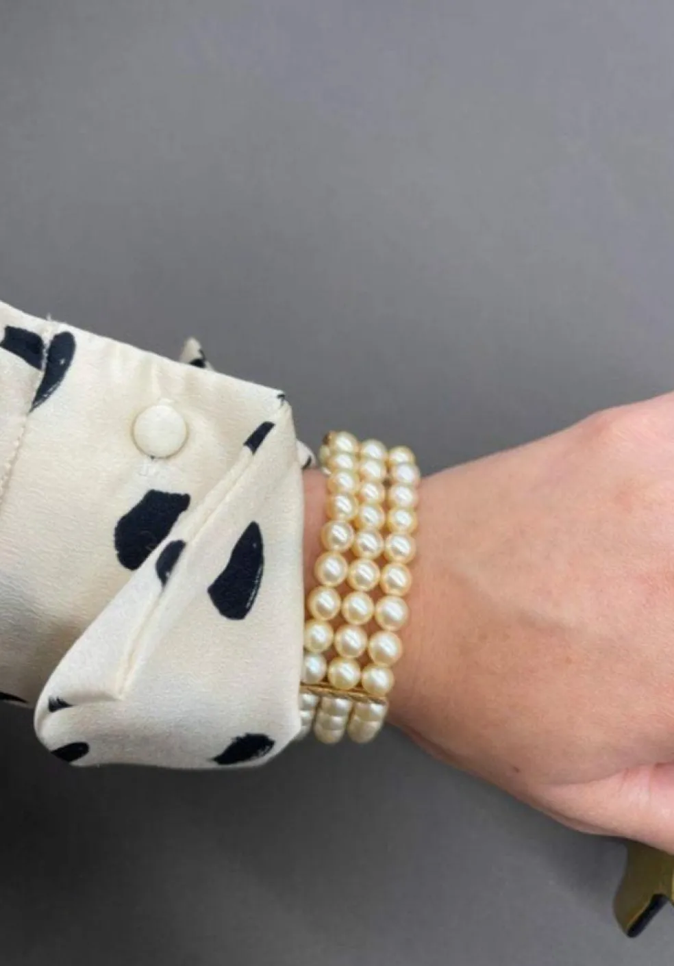 Bracelet Perles Vintage Barrettes